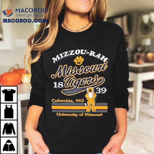 Mizzou Tigers Comfort Wash Paw Truman 1839 Mizzou Rah Columbia Mo University Of Missouri Shirt