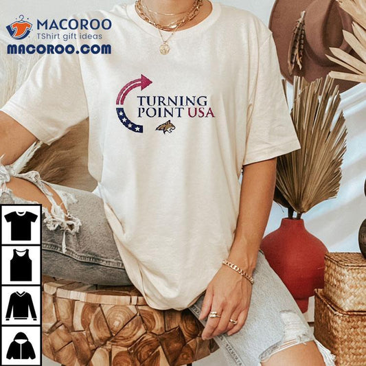 Montana State X Charlie Kirk Turning Point Usa Shirt