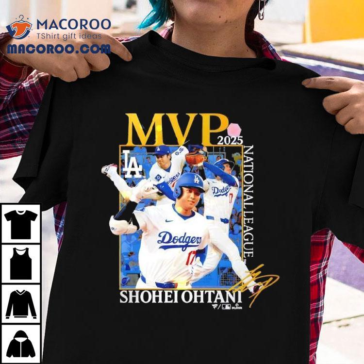 Mvp 2025 Shohei Ohtani National League Signature Graphic Shirt – Abctic