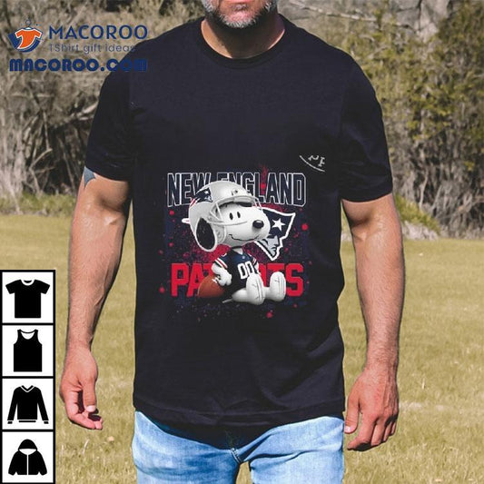 New England Patriots Football Mix Snoopy Shirt