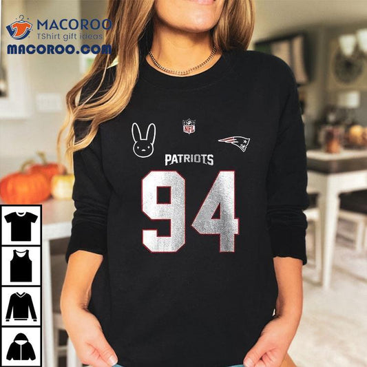 New England Patriots X Bad Bunny Super Bowl 2026 Football Benito 94 Shirt