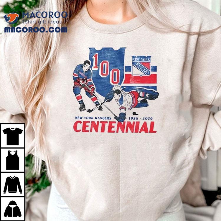 New York Rangers Centennial 100 Years 1926 2026 Shirt