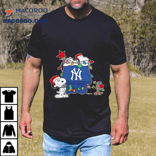 New York Yankees Snoopy Christmas Holiday Shirt