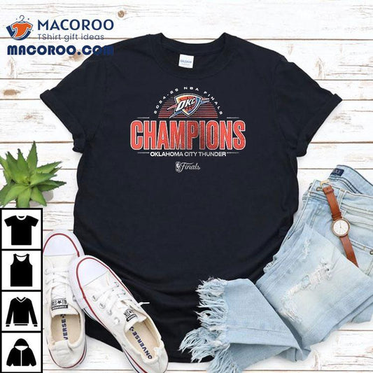 Oklahoma City Thunder Finals Champions Defensive Rebound Roster Shirt