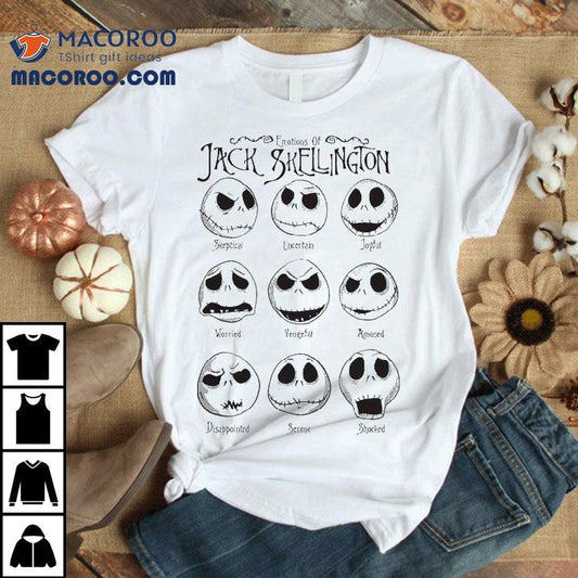 Painajainen Ennen Joulua Emotions Of Jack Skellington Shirt