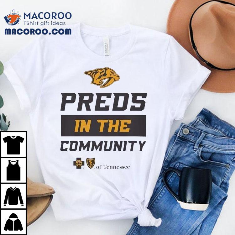 Preds In The Community Nashville Predators Logo Shirt