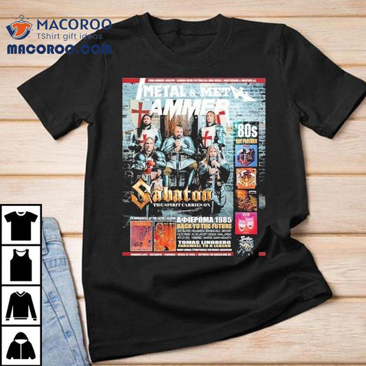 Sabaton On The Cover Of Metal Hammer Greece October 2025 The Spirit Carries Shirt