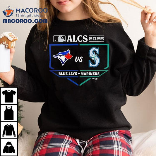 Seattle Mariners Vs Toronto Blue Jays 2025 Alcs Batter's Box Matchup Shirt