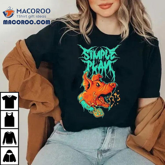 Simple Plan 2025 Halloween Spooky Metal Logo Shirt