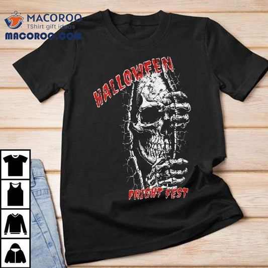 Skeleton Halloween Fright Fest Shirt
