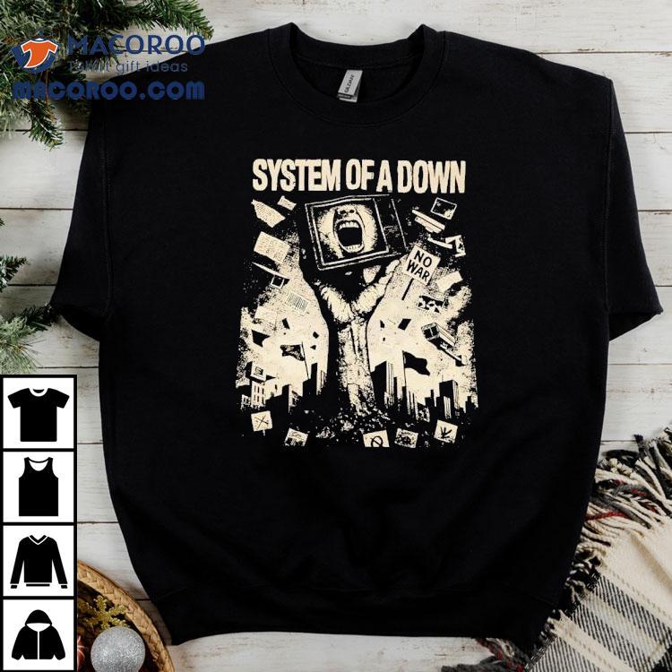System Of A Down No War Vintage Shirt