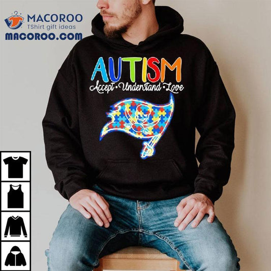 Tampa Bay Buccaneers Autism Accept Understand Love Shirt