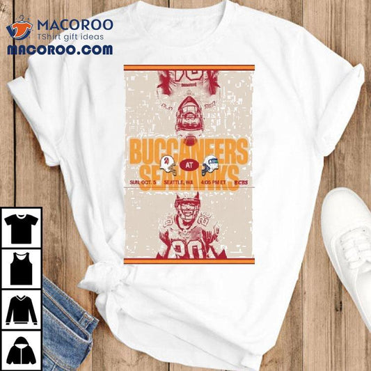 Tampa Bay Buccaneers Vs Seattle Seahawks October 5 2025 Seattle, Wa Shirt