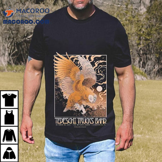 Tedeschi Trucks Band The Baycare Sound In Clearwater Fl Oct 12 2025 Owl Shirt