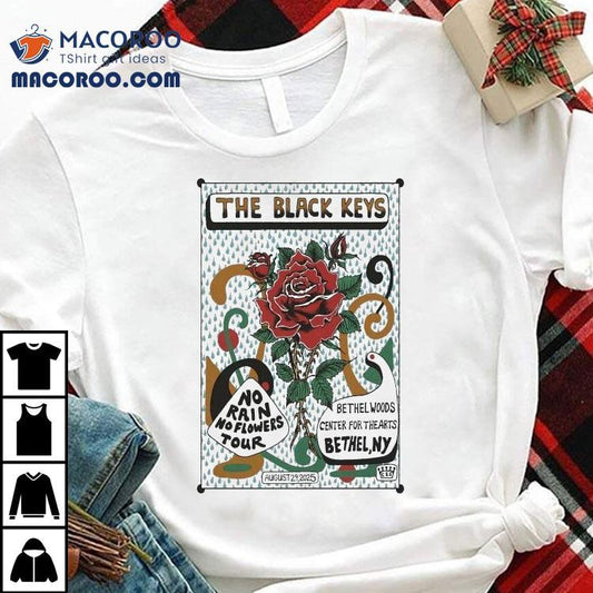 The Black Keys No Rain No Flowers Tour Bethel, Ny 2025 Shirt