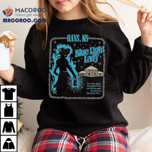 The Blue Light Lady Hays Ks Shirt