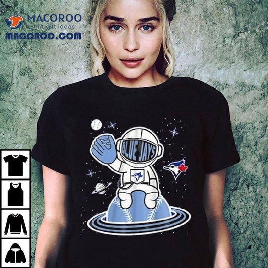 Toronto Blue Jays Boys Blue Space Ball Shirt