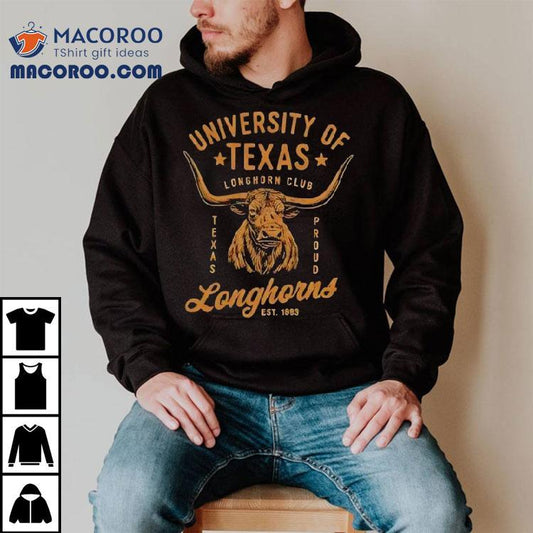 University Of Texas Longhorns Club Proud Est 1983 Shirt