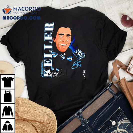 Utah Mammoth Clayton Keller Caricature Player Signature Shirt
