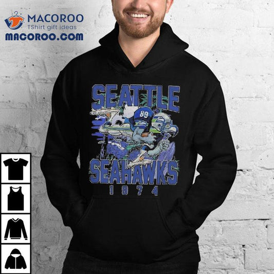 Vintage Seattle Seahawks School Spirit Football 1974 Shirt