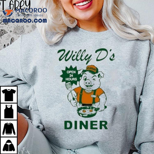 Wilderado Willy D's Diner Pig Shirt