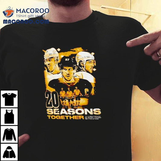 20 Seasons Together Pittsburgh Penguins Nhl Hockey 2025 Shirt