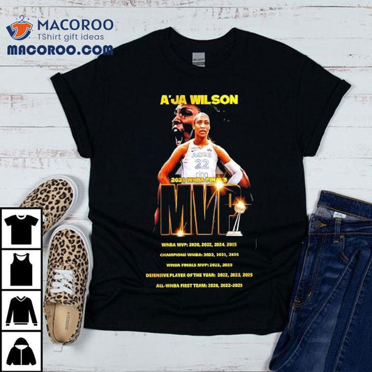 A'ja Wilson Las Vegas Aces 2025 Wnba Finals Mvp Shirt