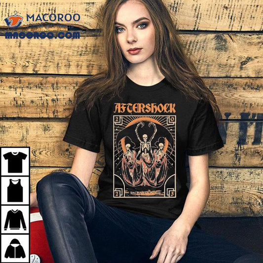 Aftershock Night Terror Sacramento Ca Skeleton 2025 Shirt