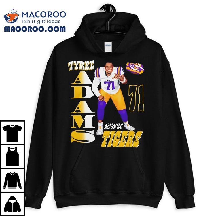 Lsu Tigers Football Tyree Adams Portrait Shirt