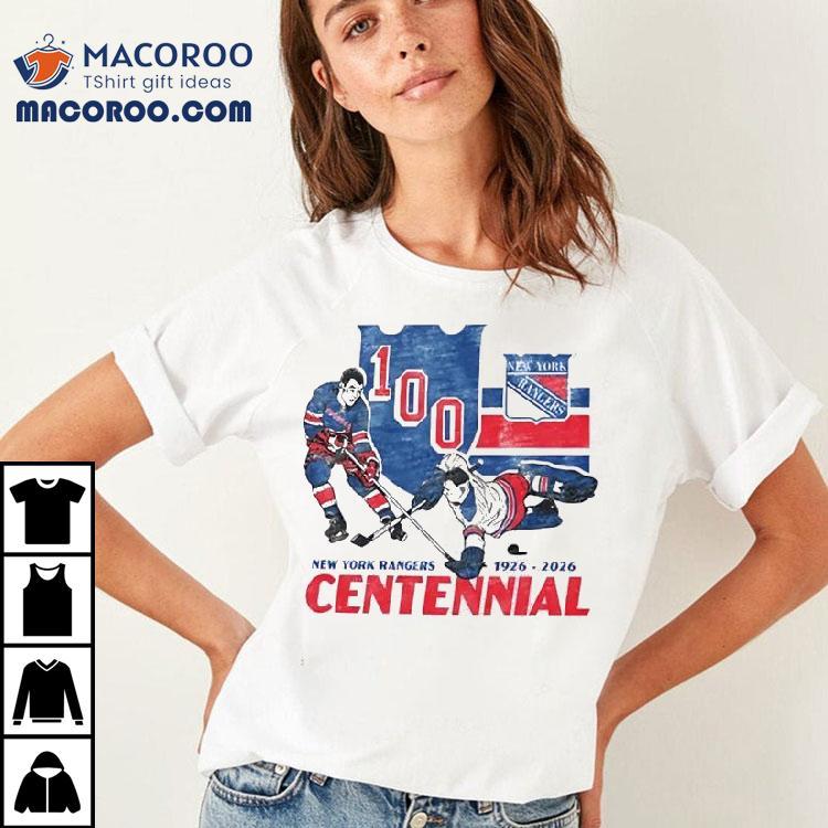 New York Rangers Centennial 100 Years 1926 2026 Shirt