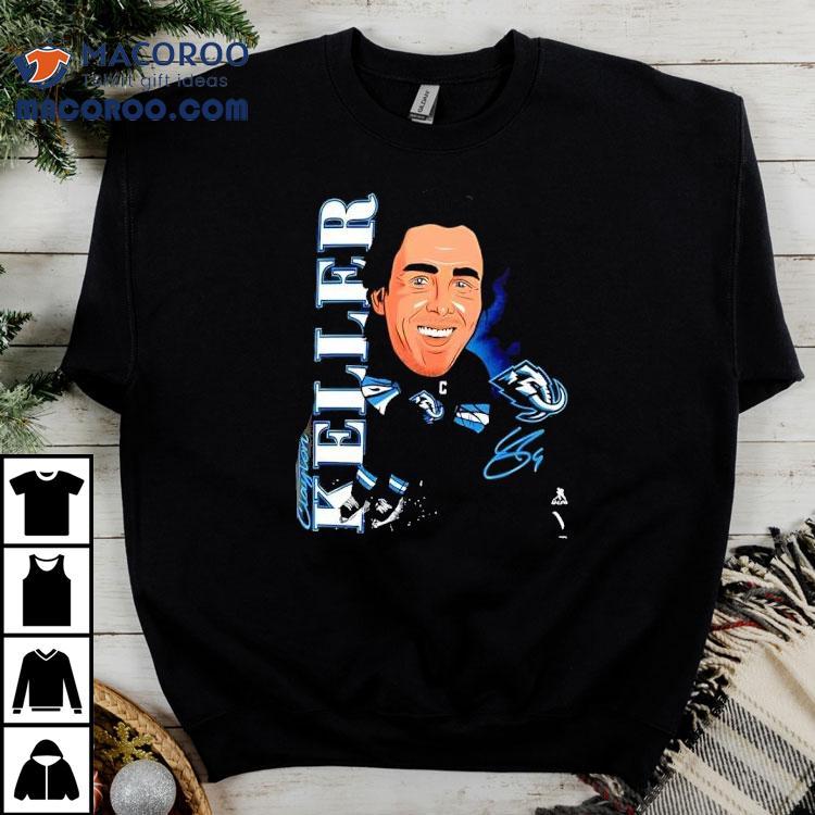 Utah Mammoth Clayton Keller Caricature Player Signature Shirt