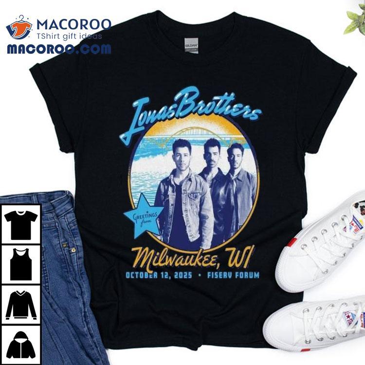 Jonas Brothers October 12, 2025 Milwaukee, Wi Shirt