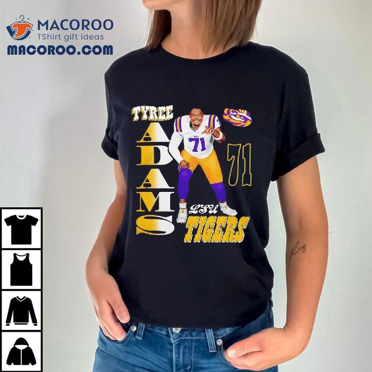 Lsu Tigers Football Tyree Adams Portrait Shirt