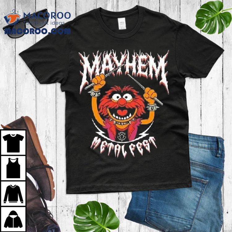 Mayhem Metal Fest Character Animal From The Muppets Shirt