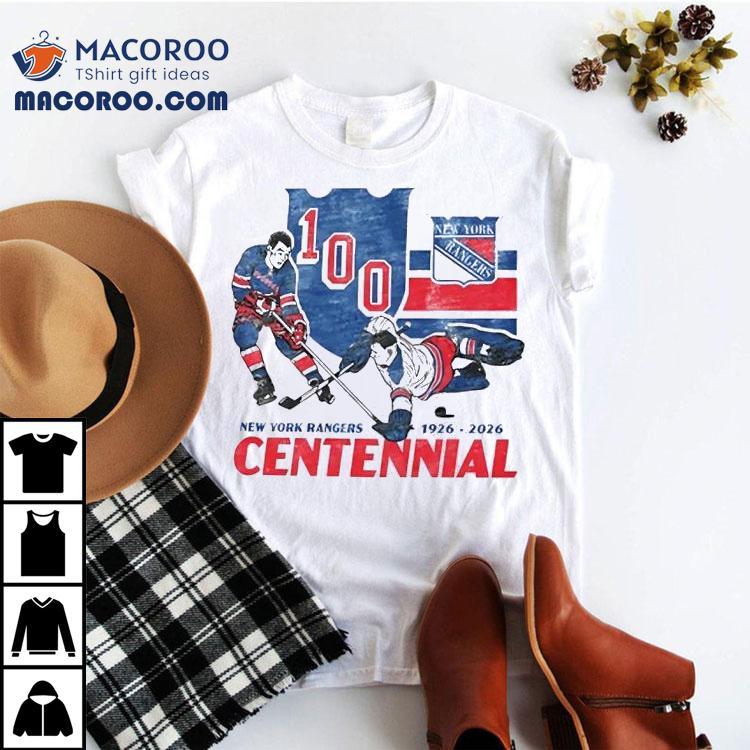 New York Rangers Centennial 100 Years 1926 2026 Shirt