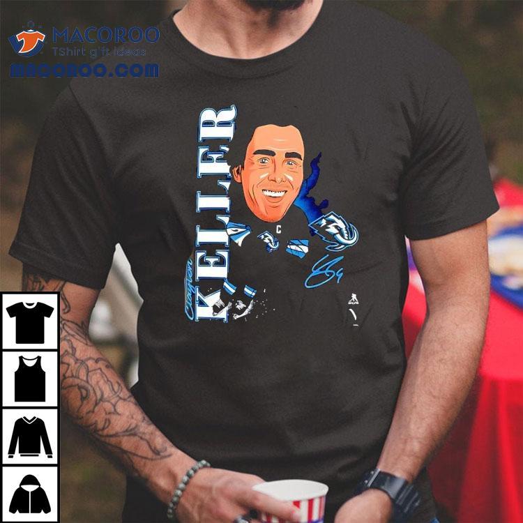 Utah Mammoth Clayton Keller Caricature Player Signature Shirt