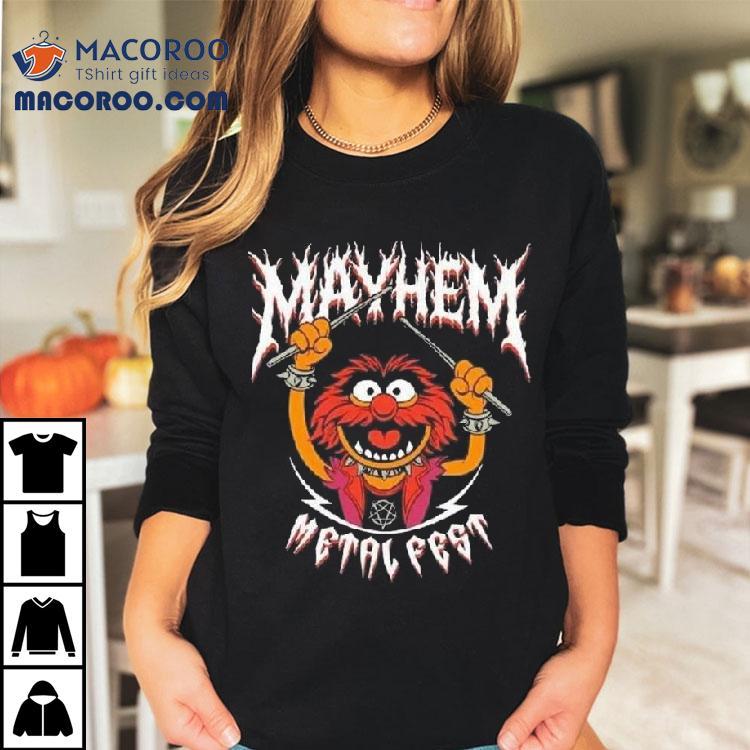 Mayhem Metal Fest Character Animal From The Muppets Shirt